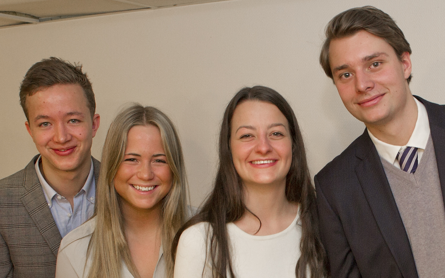 Magnus Sollie Gjerdalen, Vilde Bauer Andreassen, Frances Taylor, Magnus Hagem. Foto: Marit Hommedal / Scanpix