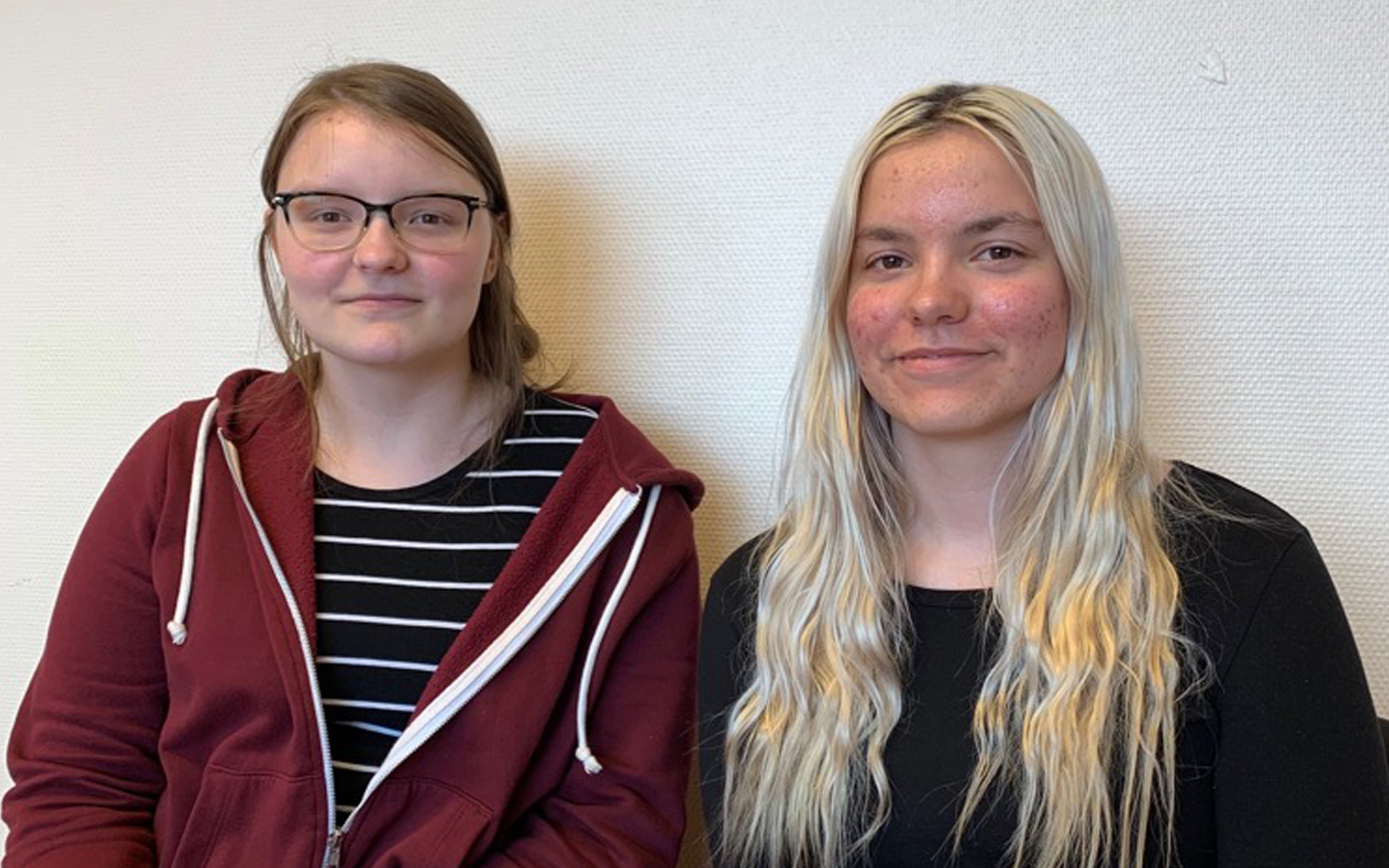 Pia Christine Larsen Wickstrøm and Emilie Madelen Biti-Jessen. Photo: Thor Brødreskift.