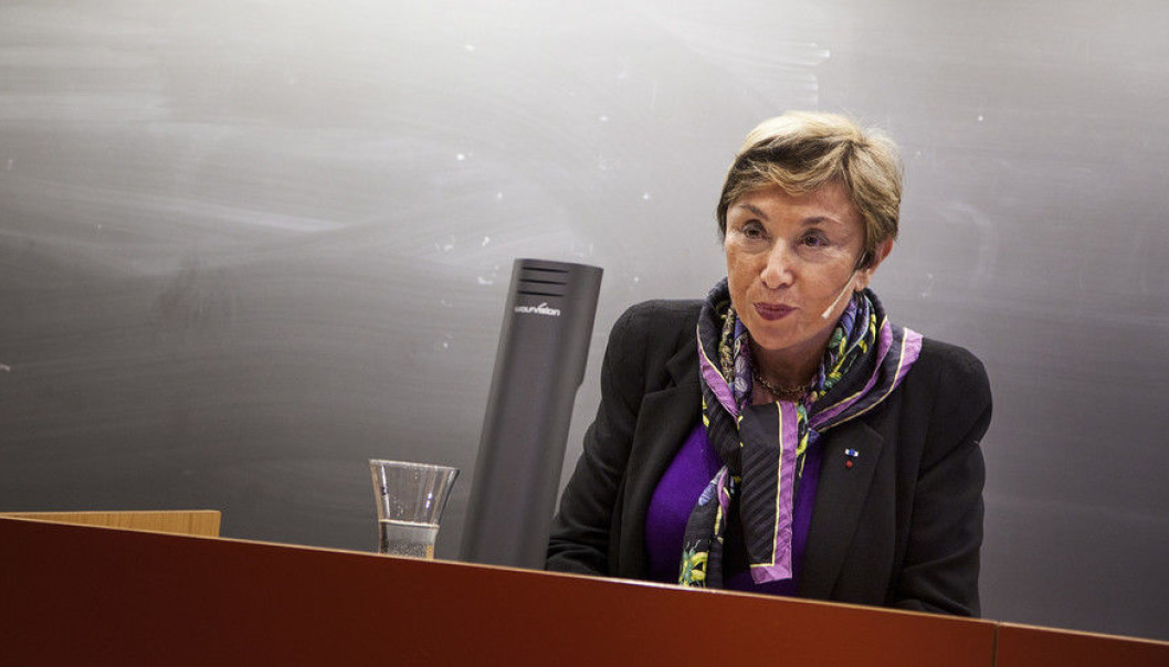 Julia Kristeva in Bergen, in 2014. Photo: Ingvild Festervoll Melien