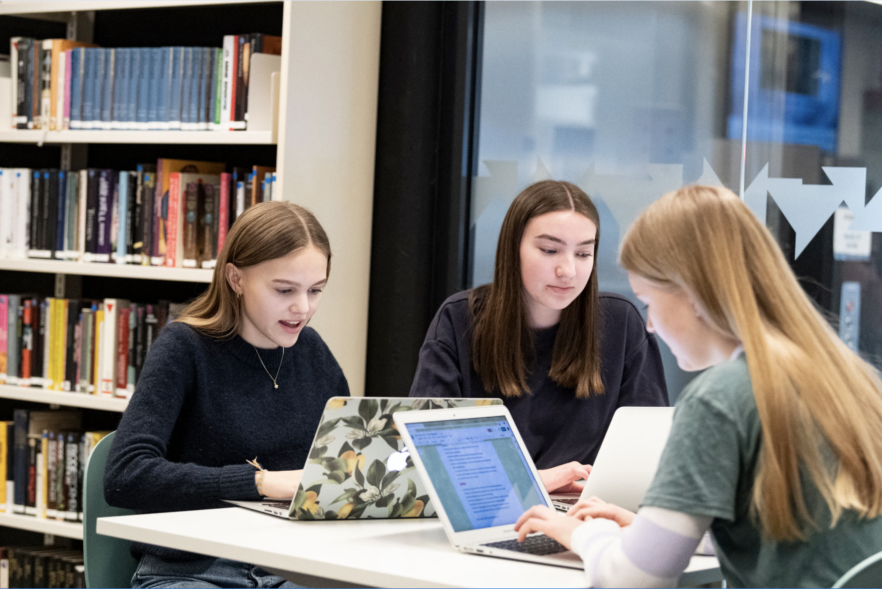 Elever på Bergen katedralskole. Foto: Thor Brødreskift