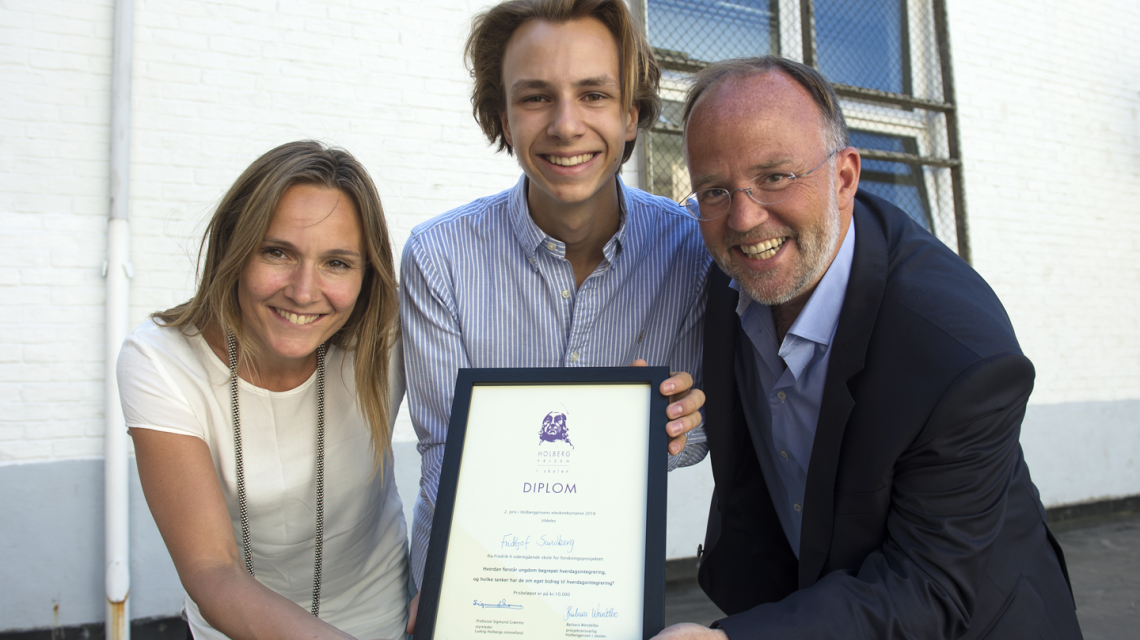 Prisvinnere av Holbergprisen i skolen 2016 Prisvinnere av Holbergprisen i skolen 2016