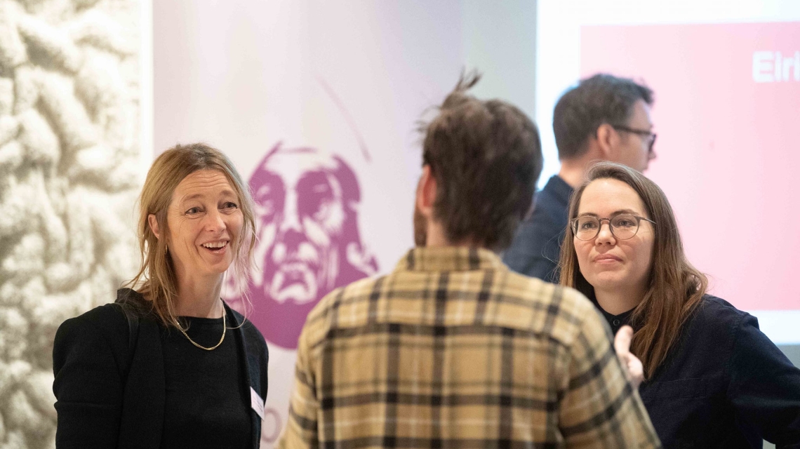 I fjor holdt Marie von der Lippe innlegg på lærerseminaret. I år arrangerer hun det. Foto: Thor Brødreskift.