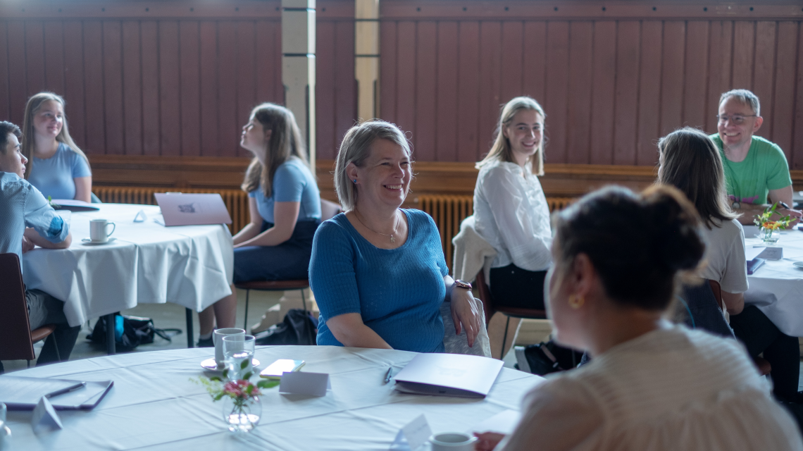 Lærarar og elevar på fagdagen 2021. Foto:  Eivind Senneset.