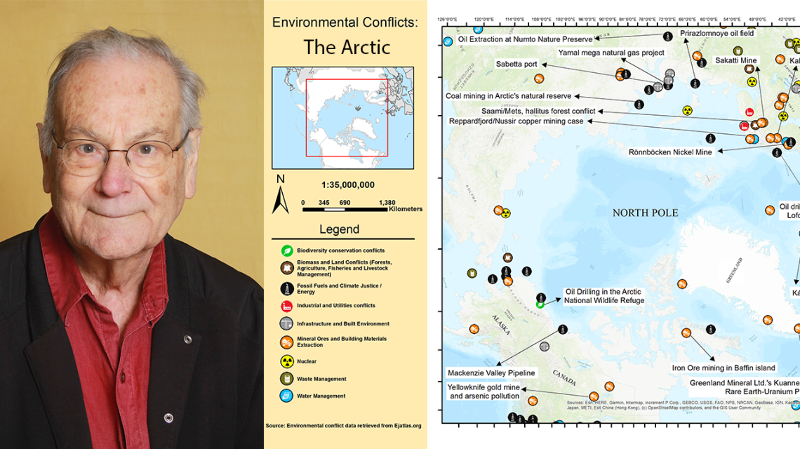 Portrett av Joan Martinez-Alier / Utsnitt fra ejatlas.org