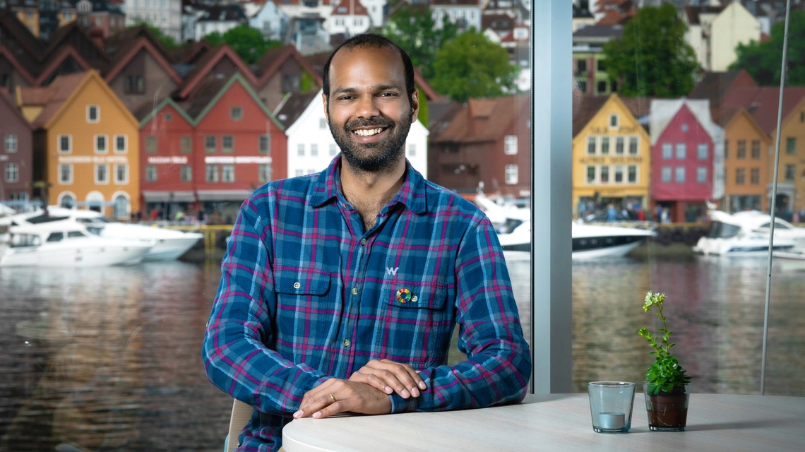 Siddharth Sareen. (Foto: Trygve Tollefsen, Akademiet for yngre forskere.)