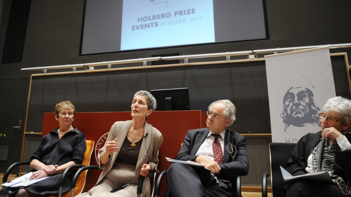 Natalie Zemon Davis at the 2010 Holberg Symposium. Photo: Marit Hommedal/ NTB Scanpix